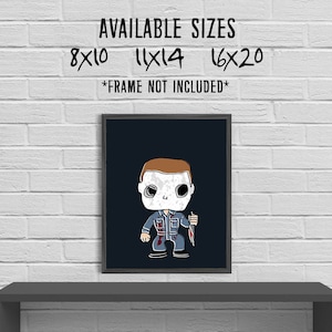 Halloween Illustrated Art Print