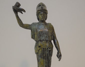 Bronze Statue of Athena, The patron goddess of Athens, goddess of wisdom