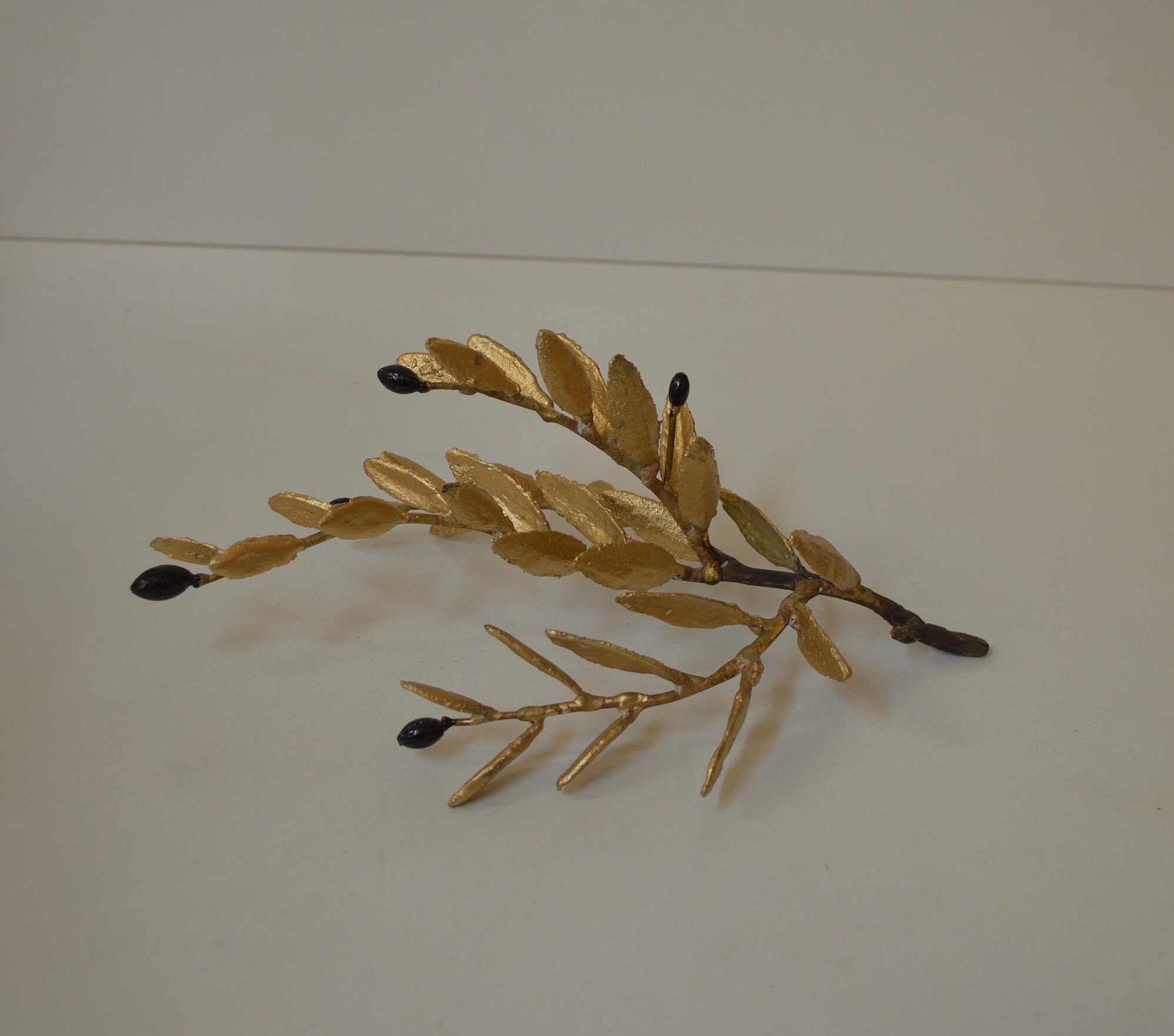 Gold Olive Branch Etsy