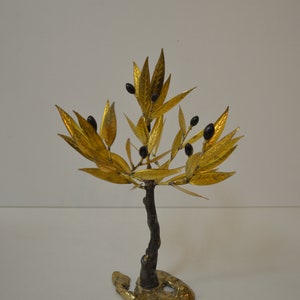 25cm Gold Olive Tree