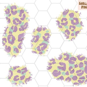 Leopard Print Patches PNG | Sublimation Patches | Bleach Shirt | Cheetah Print Png Patches| Western Sublimation PNG | Best Seller PNG files