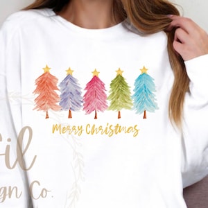 Merry Christmas png for Sublimation, trendy Christmas png shirt design, colorful Christmas png, best seller Png,merry and bright Sublimation