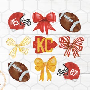 Chiefs Croquette Bows Png, trendy Kansas City png, Football Chiefs png, KC Chiefs bows png, Trendy Football, croquette bows KC png, KC shirt