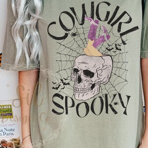 Western Halloween Design Download, Halloween Cowgirl Spooky PNG, Sublimation Design, Trending PNG, Cowgirl Spooky Western Sublimation Design