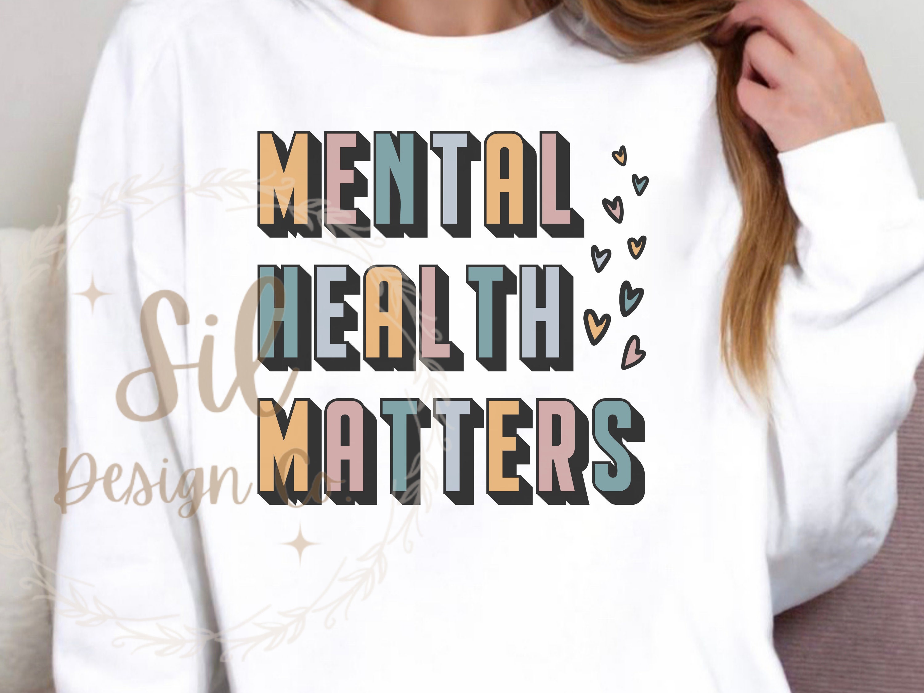Retro Mental Health Matters PNG, Sublimation Design (digital Download ...