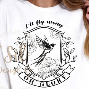 I’ll fly away oh glory png, I’ll fly away shirt design, trendy Christian png, bible verse shirt design, dtf,Jesus sublimation, Christian png