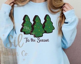 Cosmic Brownie Christmas Tree PNG, 'Tis The Season Design (Digital Download)