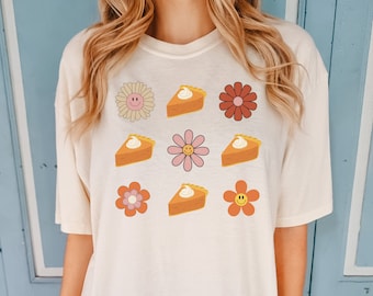 Pastel de calabaza PNG, Descargas de diseños de sublimación de otoño retro, Diseño de camisa de calabaza, Diseños de otoño de moda, Sublimación de pastel de calabaza, Calabaza retro