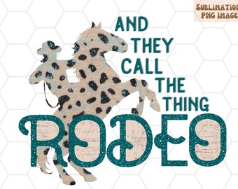 Caballo de rodeo PNG, diseño de sublimación estilo western (descarga digital)
