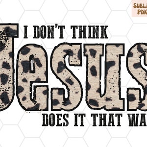 Country Jesus png, westers sublimatieontwerp (digitale download)
