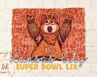 KC Wolf Super Bowl PNG, Kansas City Chiefs, 3 Peat (Digital File)