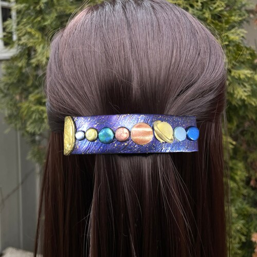 Planet Hair Clip Solar System Space Hair Clip Galaxy - Etsy Planet Hair Clip Solar System Space Hair Clip Galaxy - Etsy