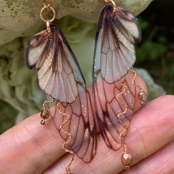 Boucles d'oreilles papillon - Bijoux inspirés de la nature - Boucles d'oreilles légères et féeriques