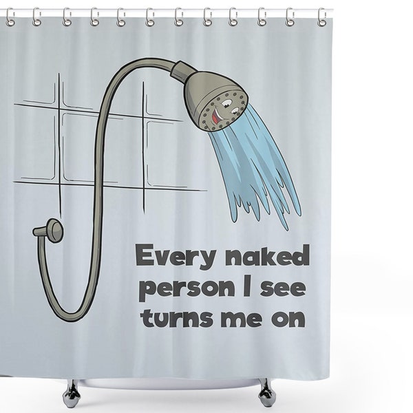 Funny Shower Curtain Etsy