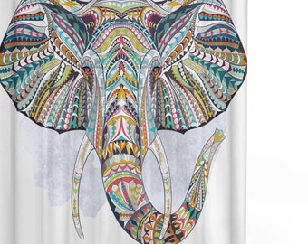 InterestPrint Funny Elephant Dancing Shower Curtain 60X72 Inch Waterproof Polyester Bath Curtain Sets Home Decor InterestPrint Funny Elephant Dancing Shower Curtain 60X72 Inch Waterproof Polyester Bath Curtain Sets Home Decor