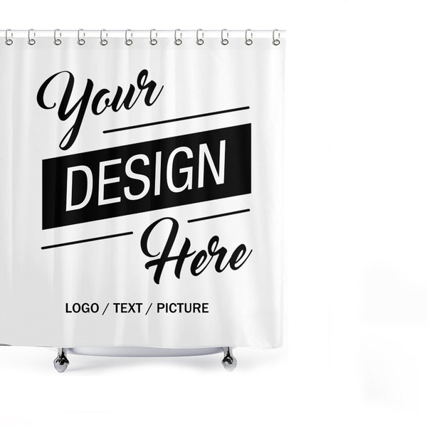 Custom Shower Curtains Etsy