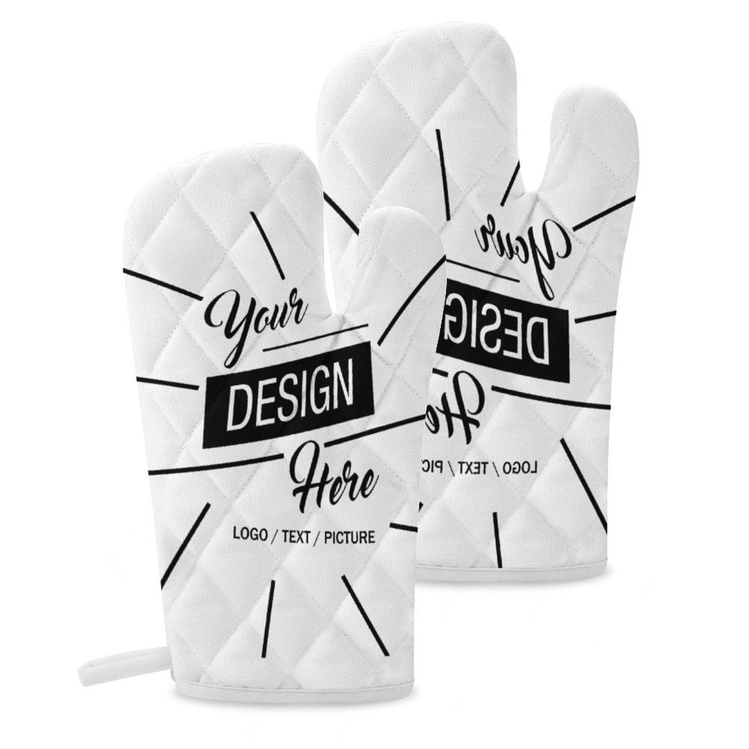 Custom Photo Oven Mitts and Pot Holders Sets Custom Image Oven Mitts