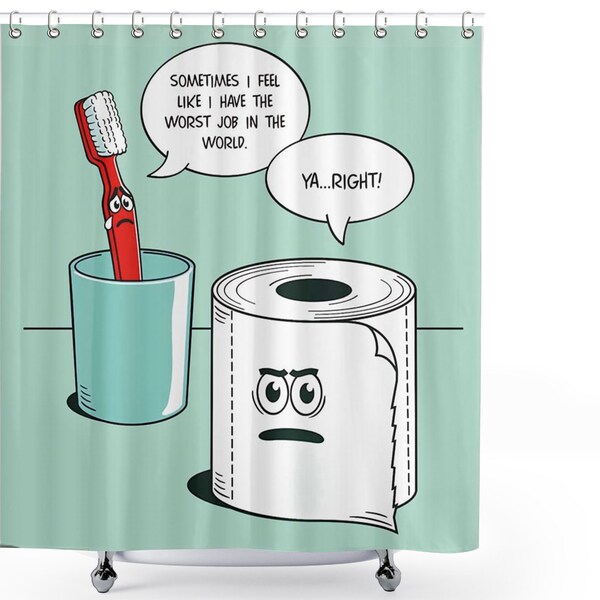 Funny Shower Curtain Etsy
