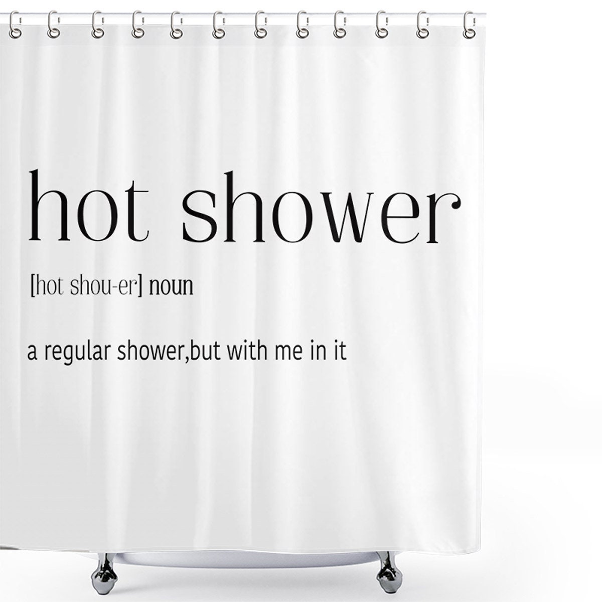 Shower Curtain Hot Shower Me in It Bath Liner Shower Etsy