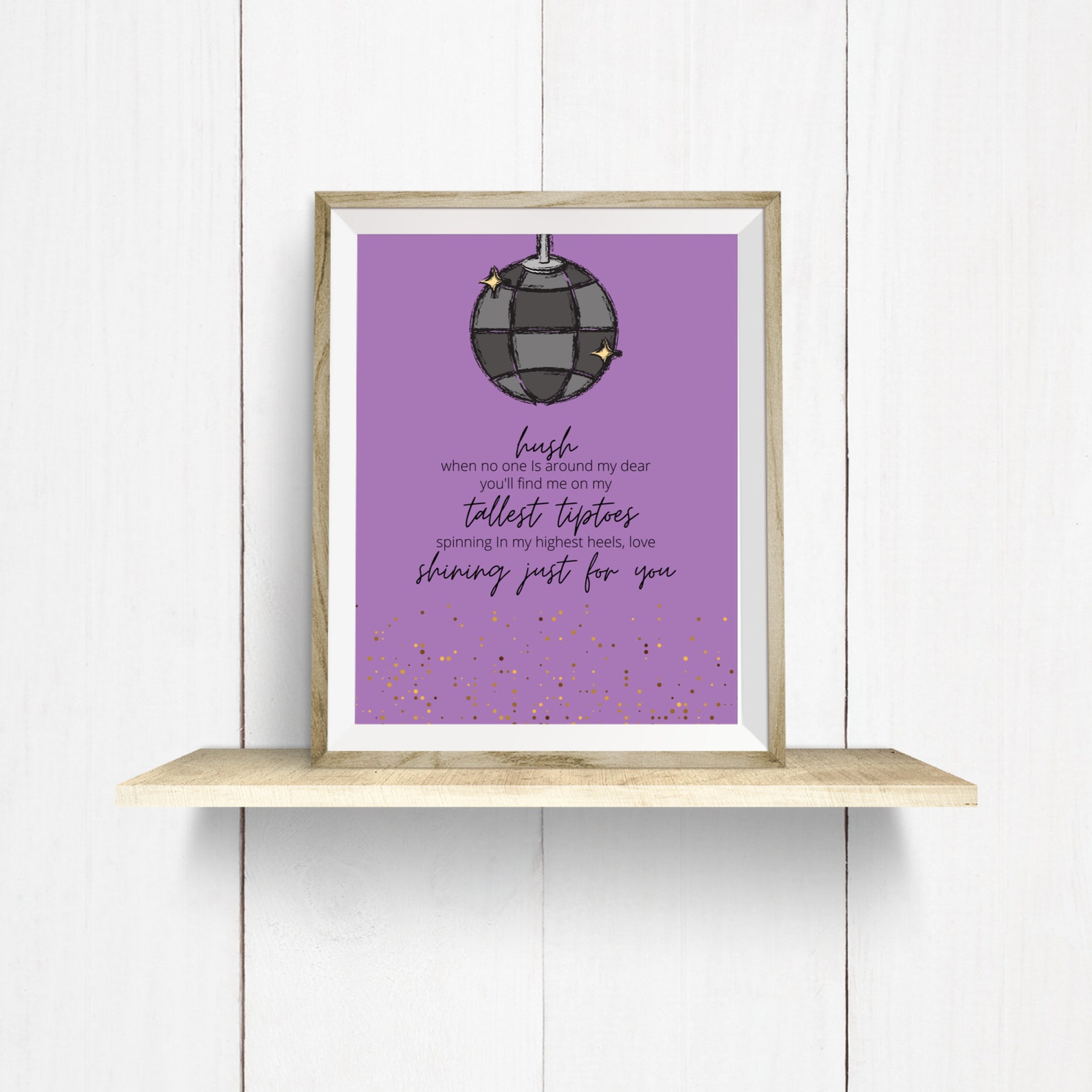 Taylor Swift Mirrorball Digital Print INSTANT DOWNLOAD Etsy
