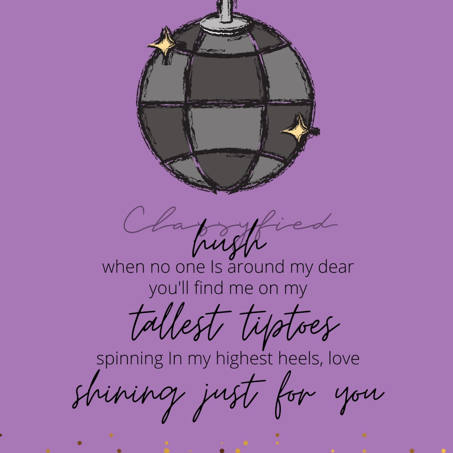 Taylor Swift Mirrorball Digital Print INSTANT DOWNLOAD Etsy
