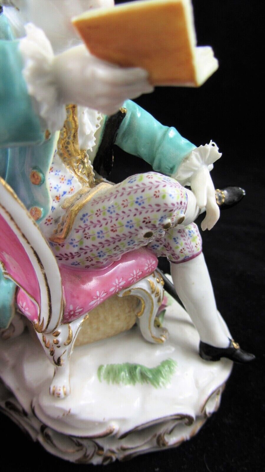 希少なアンティーク マイセン 19 世紀 ミシェル ヴィクトール アシエを