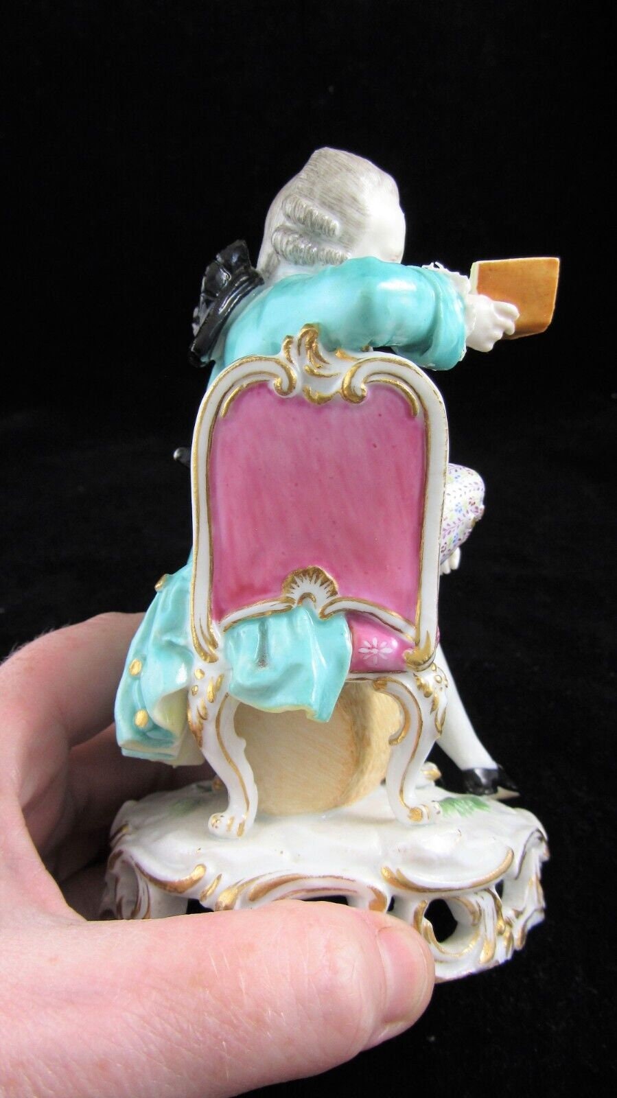 希少なアンティーク マイセン 19 世紀 ミシェル ヴィクトール アシエを