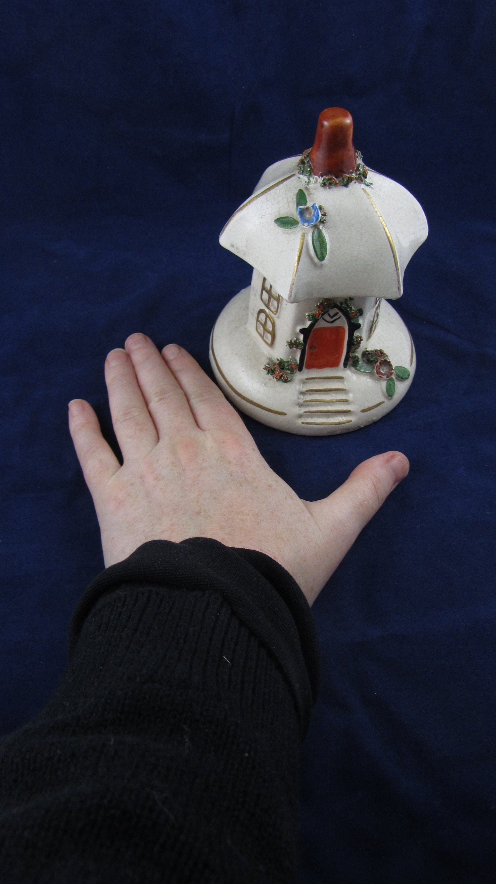 Vintage Pottery Staffordshire Pastille Burner Cottage