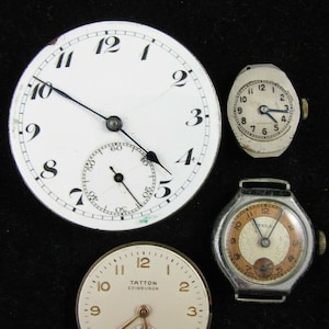 Vintage Watch parts for spares repairs jewellery making