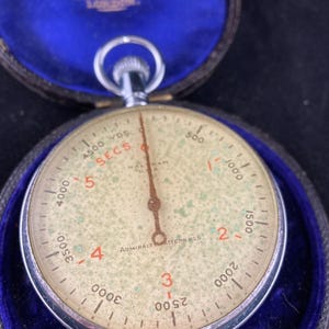 Rare royal navy stopwatch 1945 waltham admiralty pattern no 6 asdic wwii