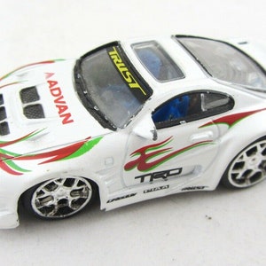 Kentoys 2003 Model Car Toyota PIAA White metallic Lights Up
