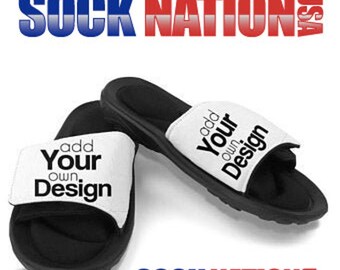 create your own slides shoes