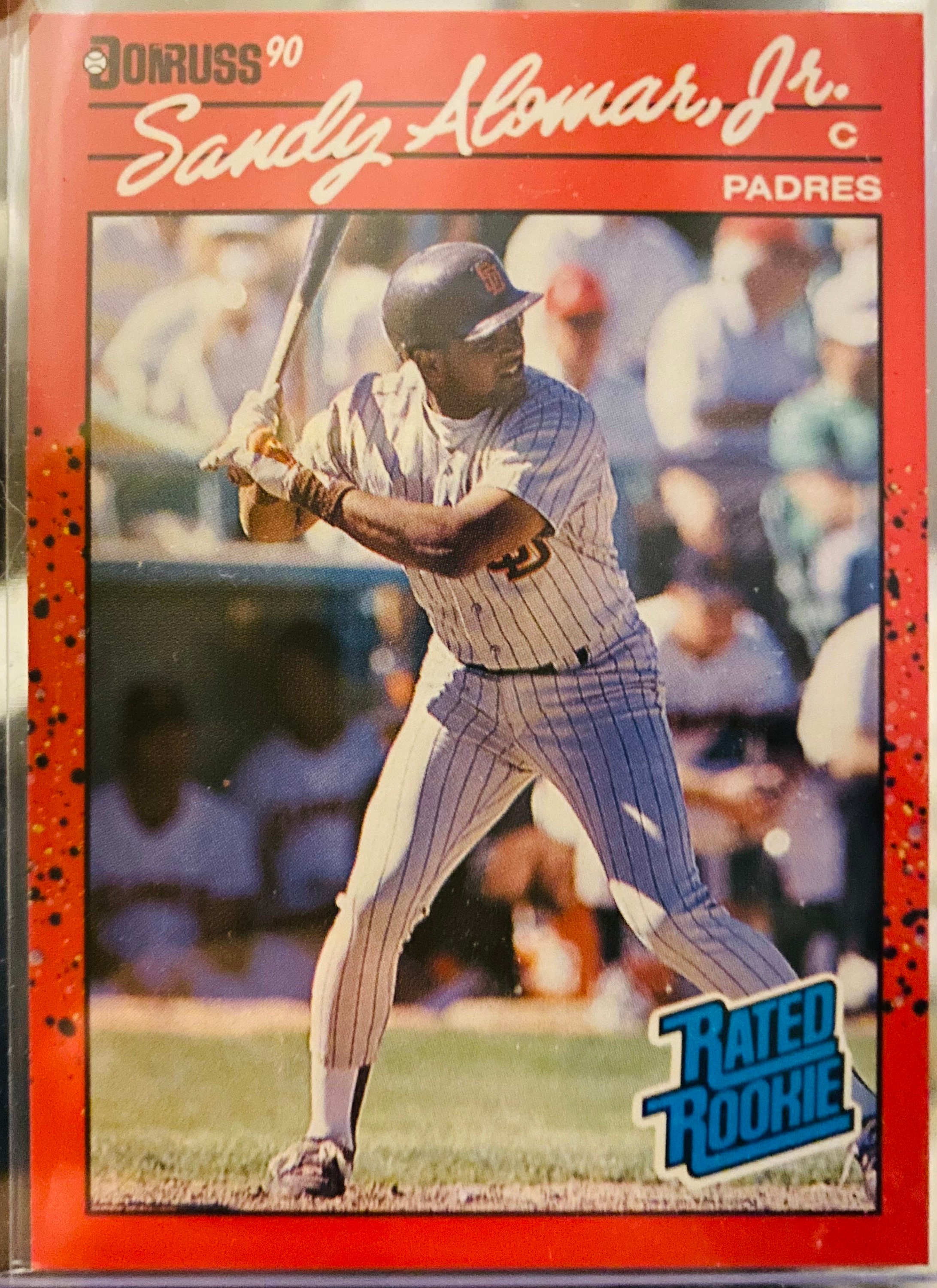 Donruss 1990 Sandy ALOMAR Jr. Rated RoOKIE Vintage Baseball Etsy