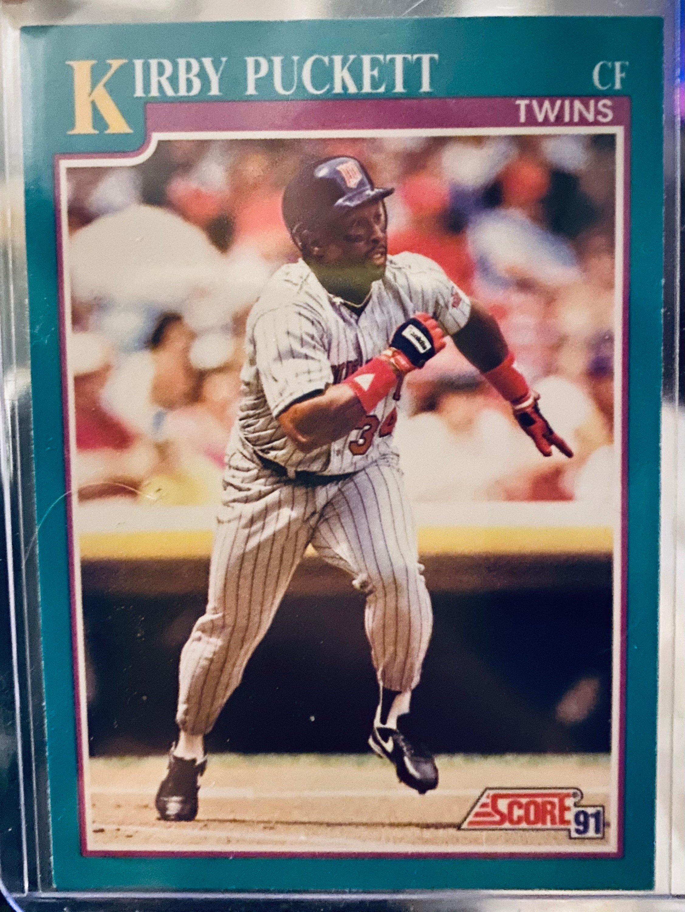 SCORE 1991 Kirby PUCKETT Vintage Baseball Trading Card Etsy