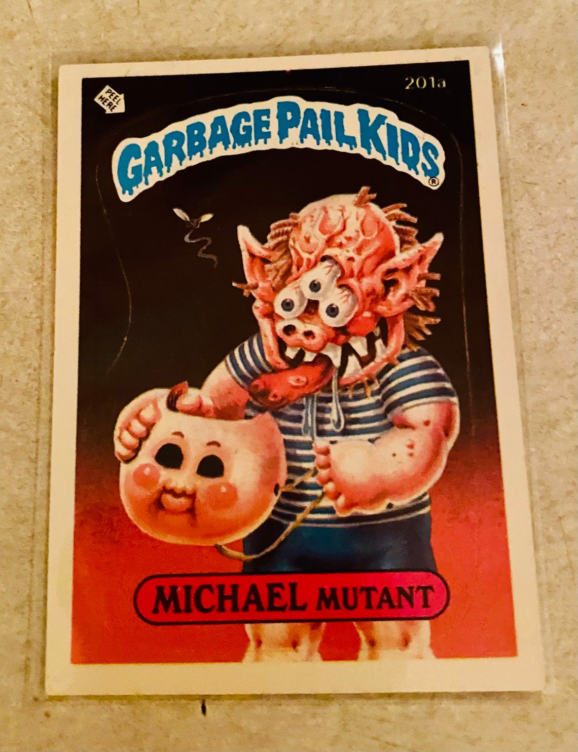 Original Series 5 Garbage Pail Kids 201a Michael MUTANT Etsy