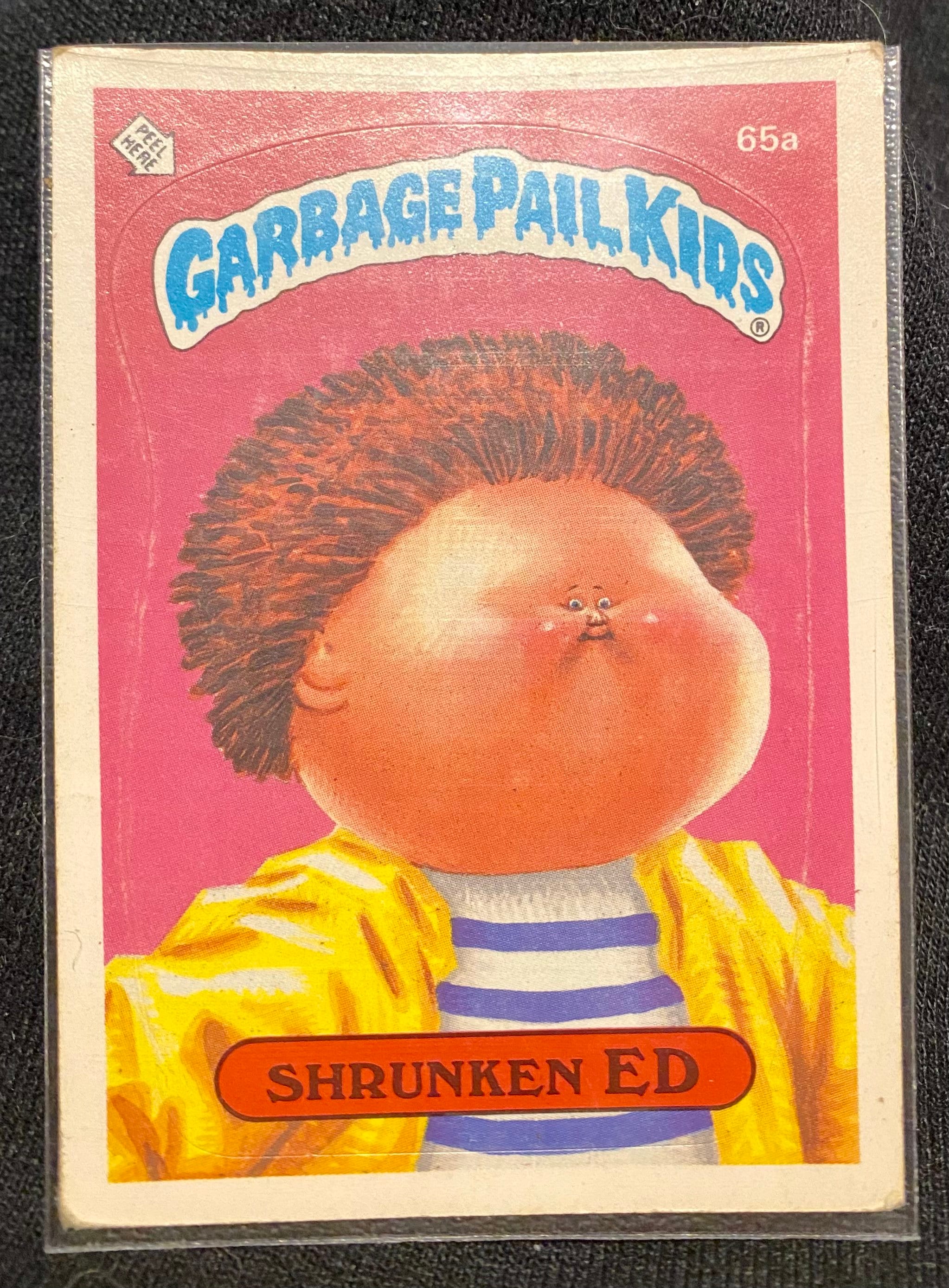 Original Series 2 Garbage Pail Kids 65a Shrunken ED Etsy