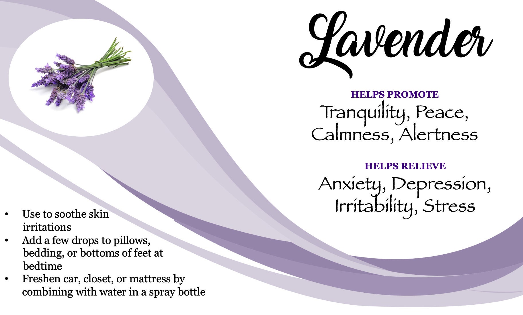Lavender Pure Essential Oil Aromatherapy Diffuser | Etsy