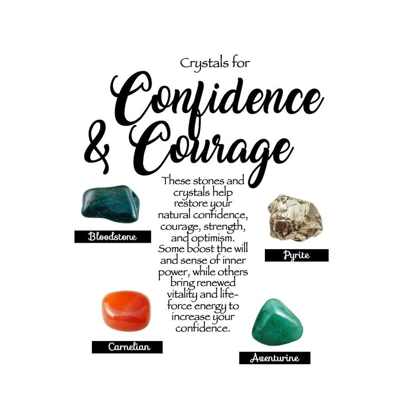 Confidence & Courage Crystal Collection, Bloodstone, Pyrite, Carnelian