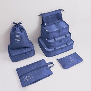 Organiser Set Luggage Suitcase Storage Bags Packing Travel Cubes