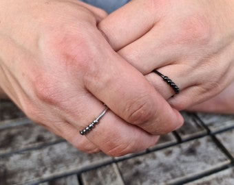 Anti Stress Ring Männerring • Unisex Spinner Ring • Schmuck für breite Finger • Men Jewelry