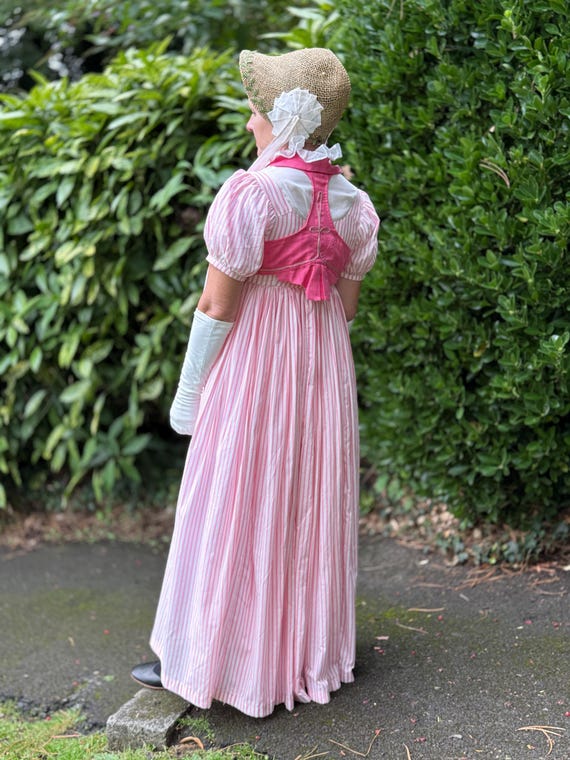 Regency Dresses For Women Women's Regency Victorian Tea Party Dress -  Ruffled Puff Sleeve, Empire Waist, Vintage Evening Gown Bridgerton Dresses  For Women
