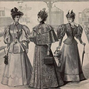 1895 Ladies Robe de Voyage (Traveling Jacket) – Reproduction PDF Pattern #0177 (32” bust) image 4