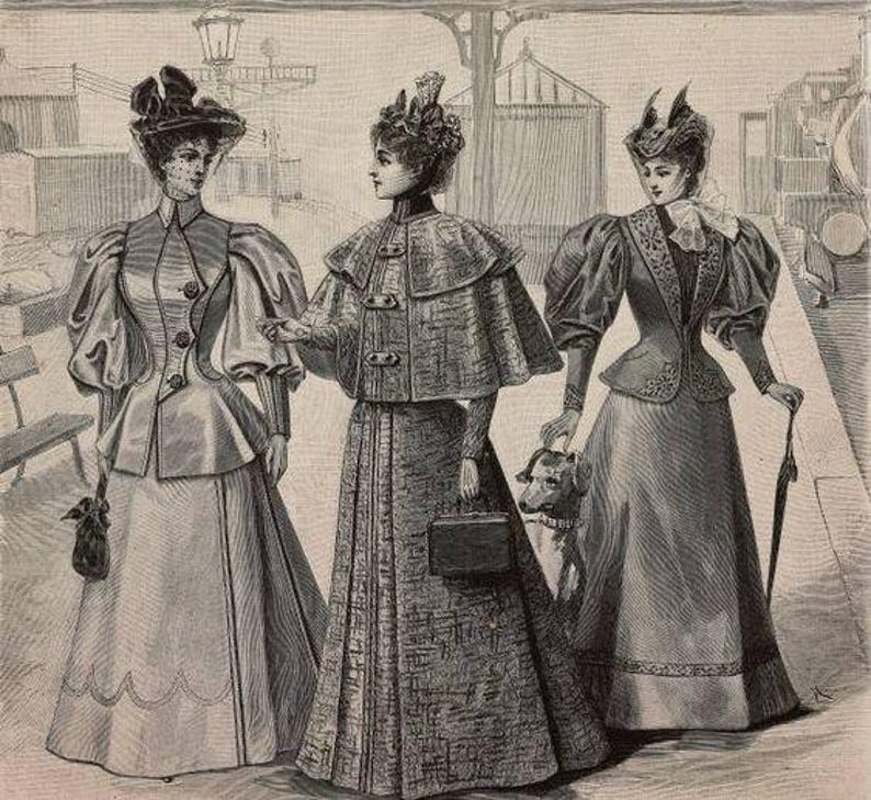 1895 Ladies Robe de Voyage (Traveling Jacket) – Reproduction PDF Pattern #0177 (32” bust) image 4