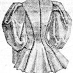 1895 Ladies Robe de Voyage (Traveling Jacket) – Reproduction PDF Pattern #0177 (32” bust) image 6