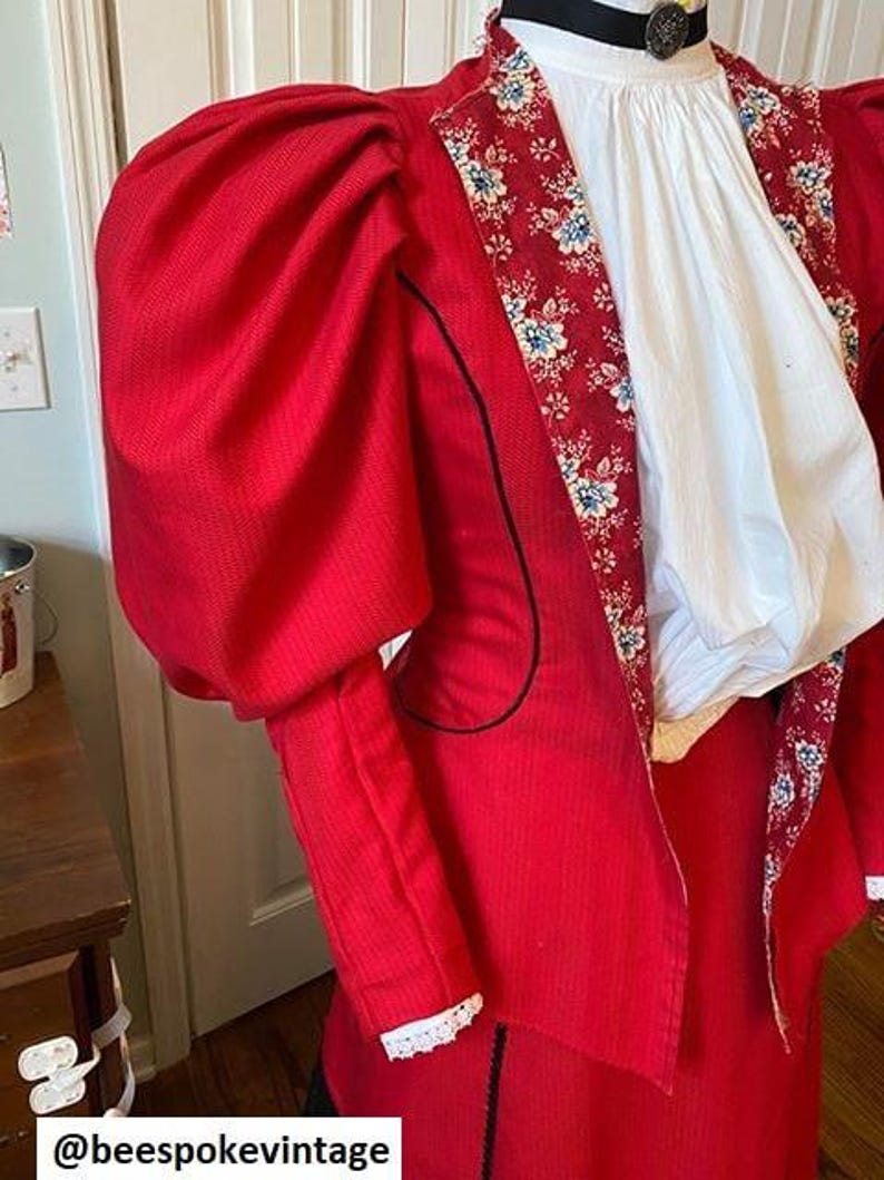 1895 Ladies Robe de Voyage (Traveling Jacket) – Reproduction PDF Pattern #0177 (32” bust) image 2