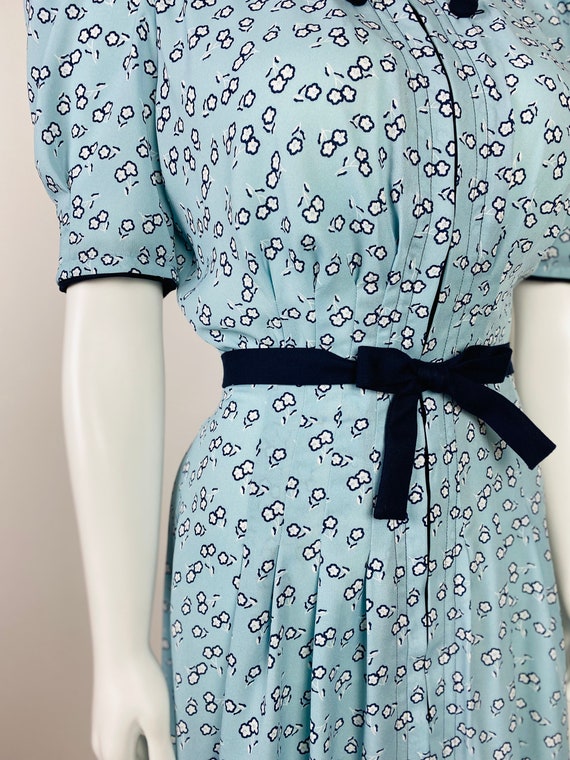 CUSTOM MAKE - Late 1930s Early 1940s Dress with a… - image 6