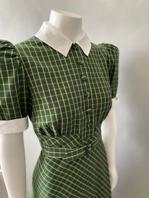 CUSTOM MAKE - Late 1930s/early 1940s Dress with J… - image 3
