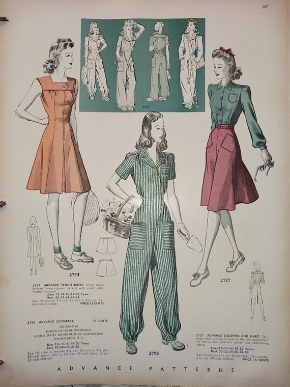 CUSTOM MAKE - 1940s Coverette, Coveralls, Rosie t… - image 6