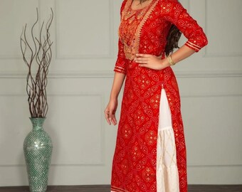 hand embroidered kurtis