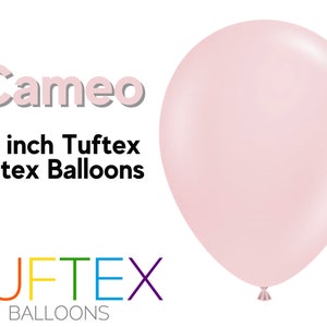 Cameo Balloons 11 inch Tuftex Latex, Tuftex Balloons, Blush Balloons, Boho Balloons, DIY Balloon Garland, Qualtex Balloons, 11in, 11&quot;